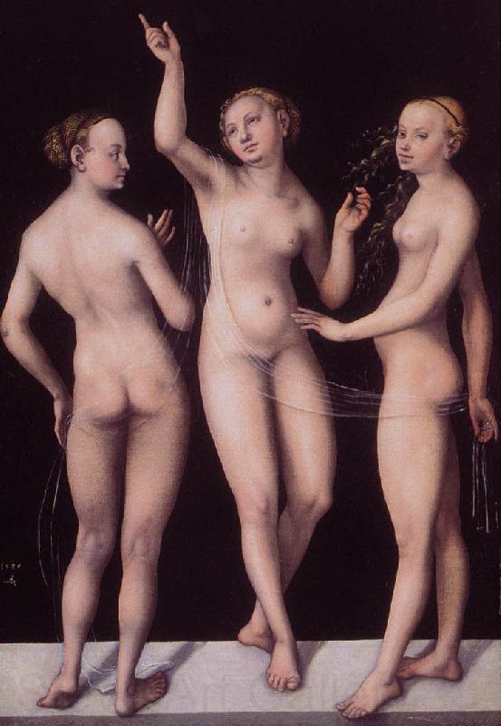 CRANACH, Lucas the Elder The Three Graces dg